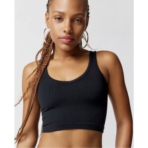 Urban Outfitters OUT FROM UNDER Round Neck Sleeveless
Black Crop Top